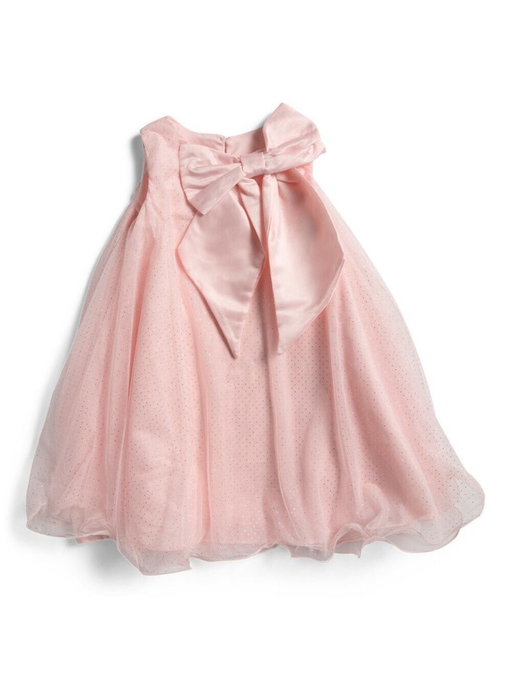 Girls Glitter Dot Trapezze Dress
